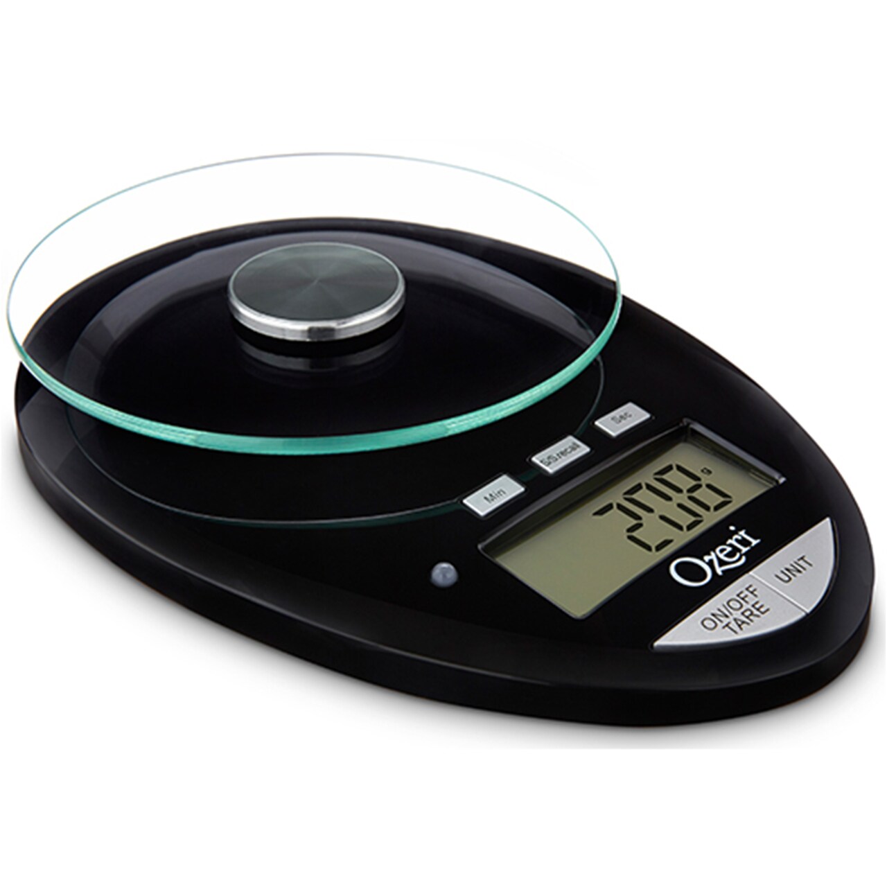 Ozeri Pro Ii Digital Kitchen Scale Glass Platform Timer 12Lbs Capacity